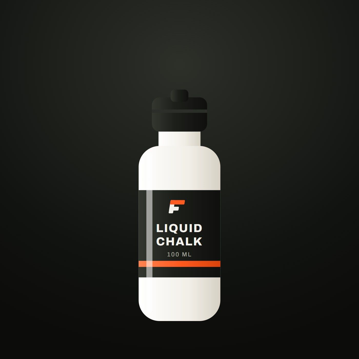 Liquid Chalk on a dark background