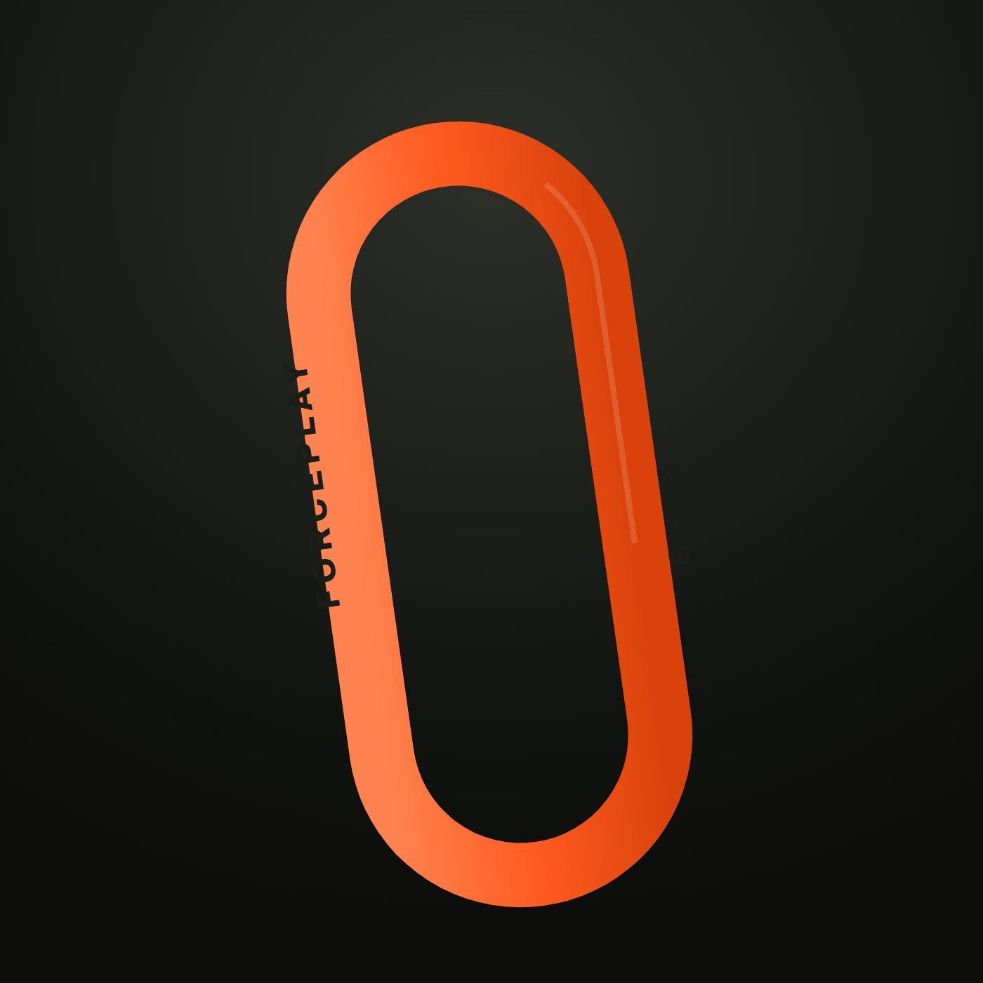 Power Band op een donkere achtergrond