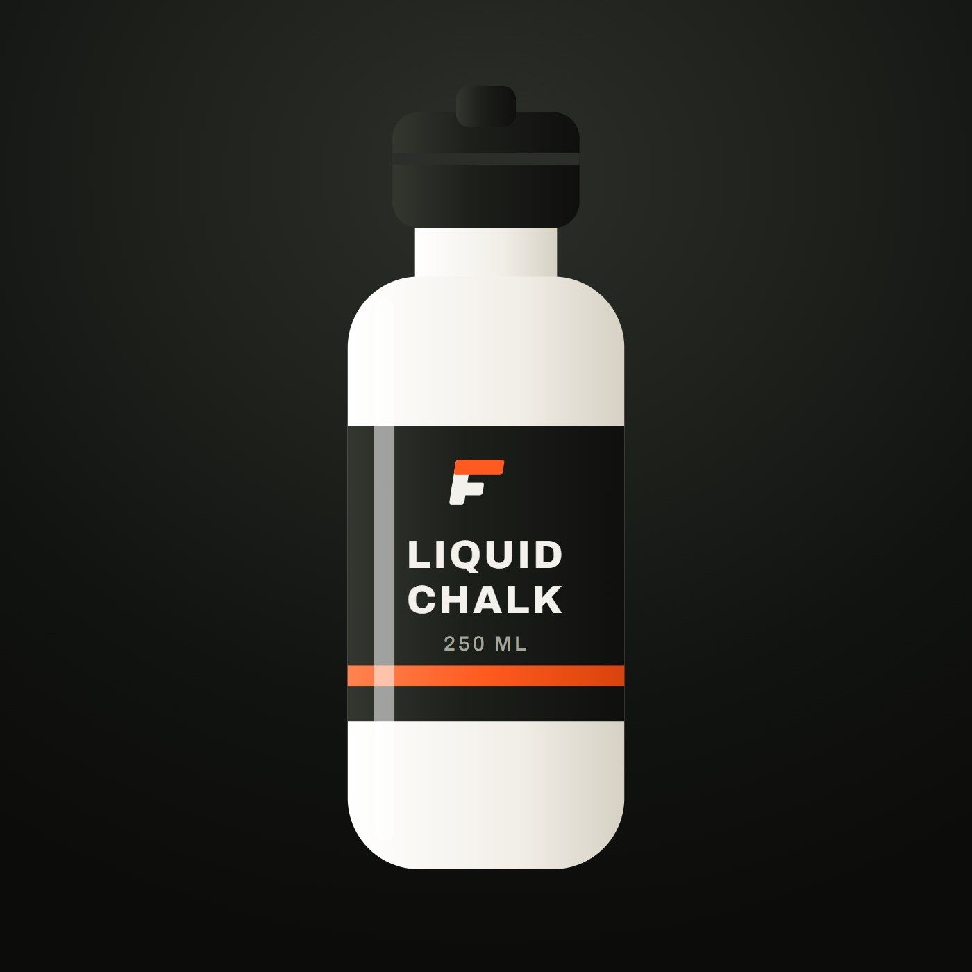 Liquid Chalk on a dark background