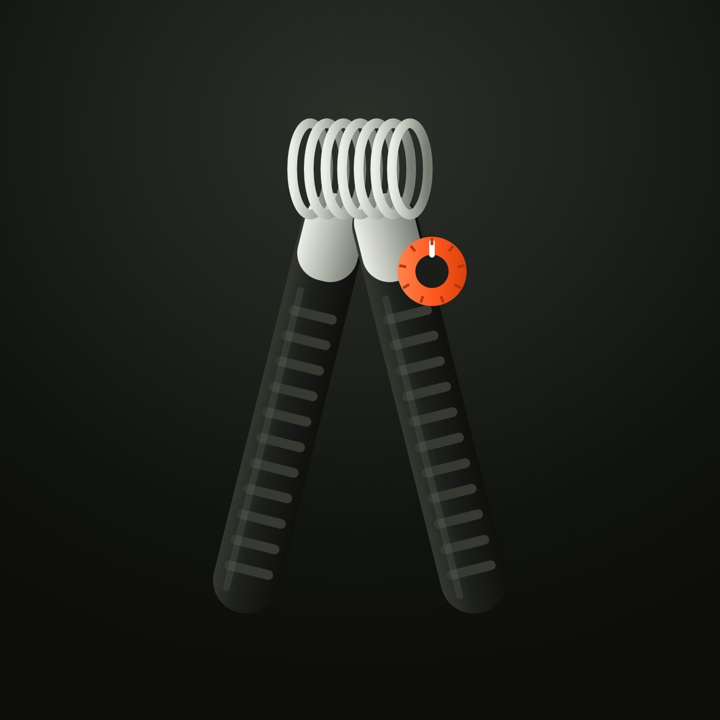 Grip Trainer Adjustable on a dark background