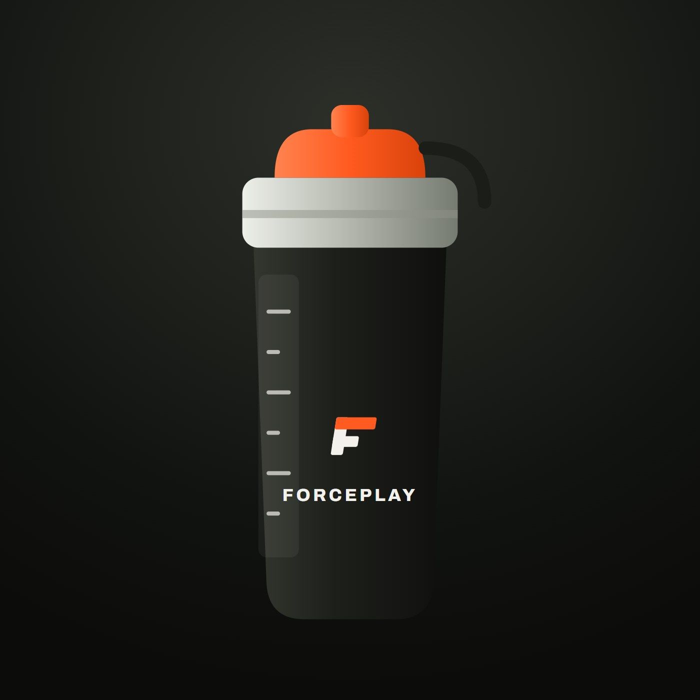 Shaker on a dark background